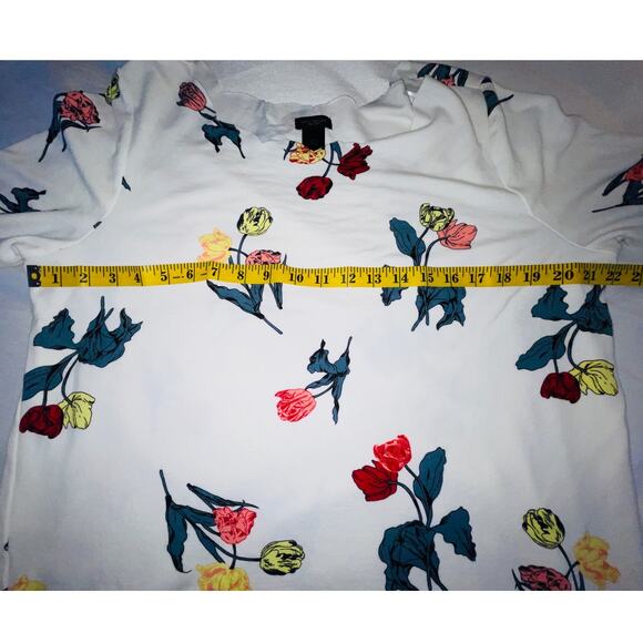 Ann Taylor Factory Floral Top - Women's Size XL - Picture 5 of 8